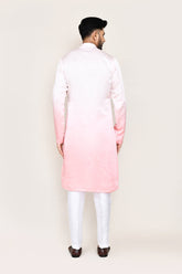 White Kurta with Straight Fit Pant